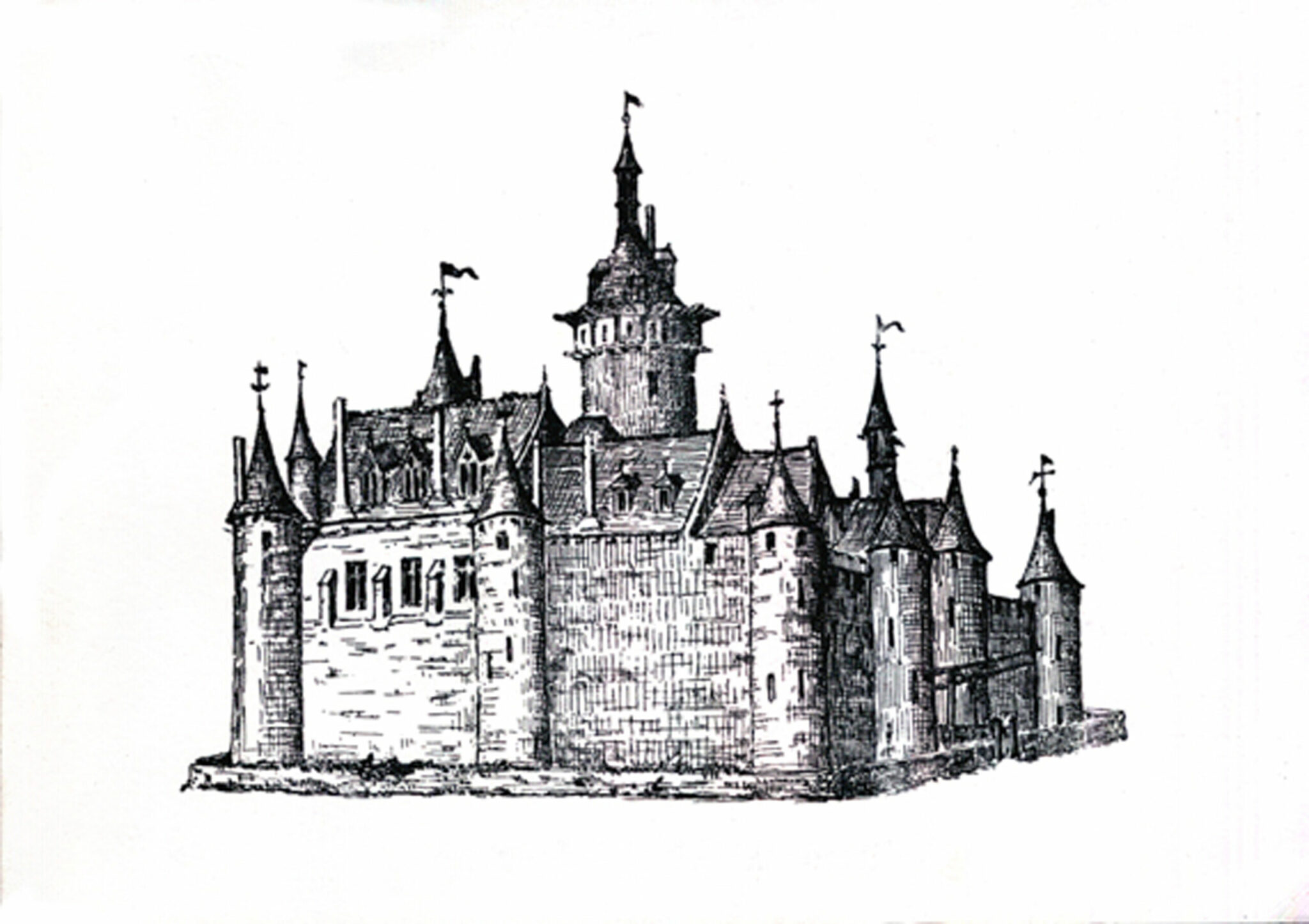 Chateau 1220-dessin de Guyot